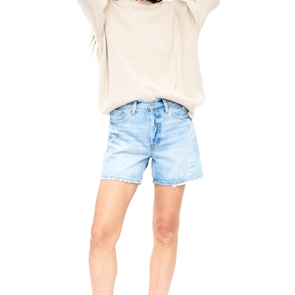 Pistola Devin High Rise Mom Cut Offs- La Paz